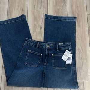 Michael Kors Women's Blue Wide Leg